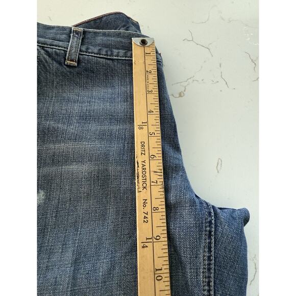 J Crew Raw Hem Womens Jeans Size 29 Cotton Straight Med Wash Blue Casual Pockets - Picture 11 of 13